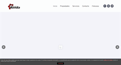 Desktop Screenshot of inmobiliariaronda.com