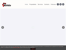 Tablet Screenshot of inmobiliariaronda.com